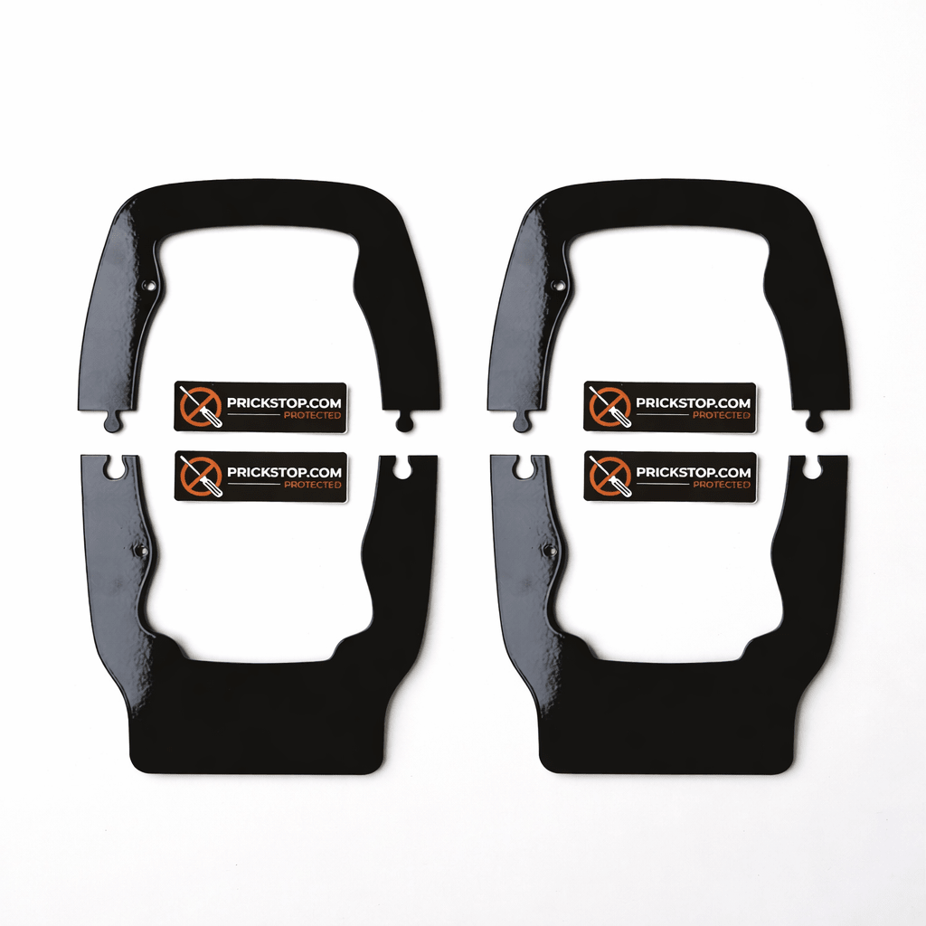 Set für Fahrer-und Hecktür. 2xPrickstop Außenliegend