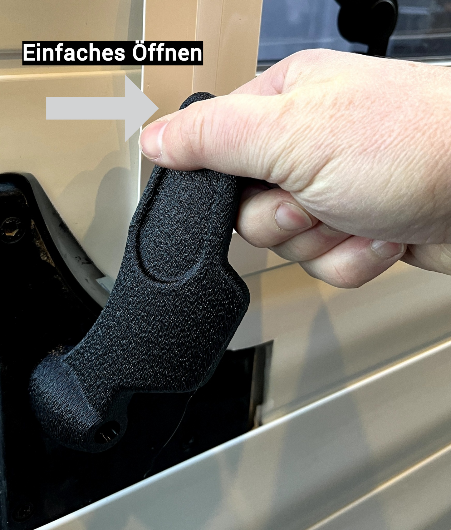 Schiebetürgriff Ducato einfaches Öffnen für Kinder, Frauen, Senioren