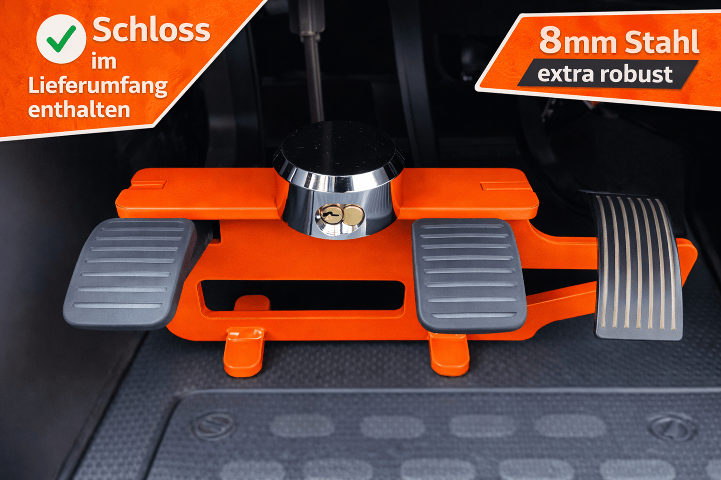 WOMOFIX PedalLock – Pedalsperre mit Schloss für Fiat Ducato