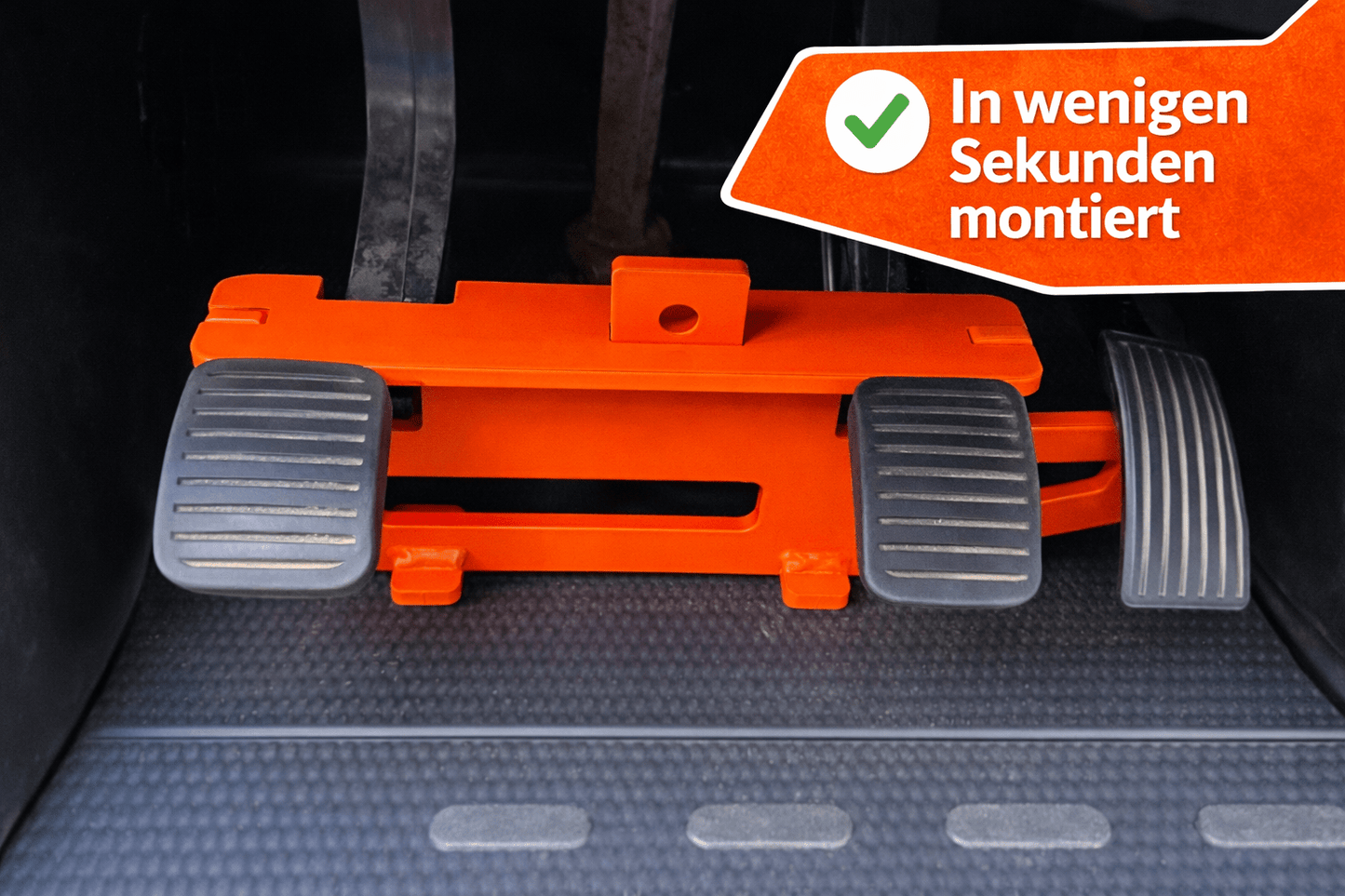 Pedal lock Fiat Ducato and identical vehicles and motorhomes including lock
