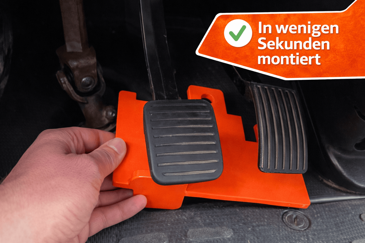 Pedal lock Fiat Ducato and identical vehicles and motorhomes including lock