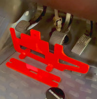 Pedal lock Fiat Ducato and identical vehicles and motorhomes including lock